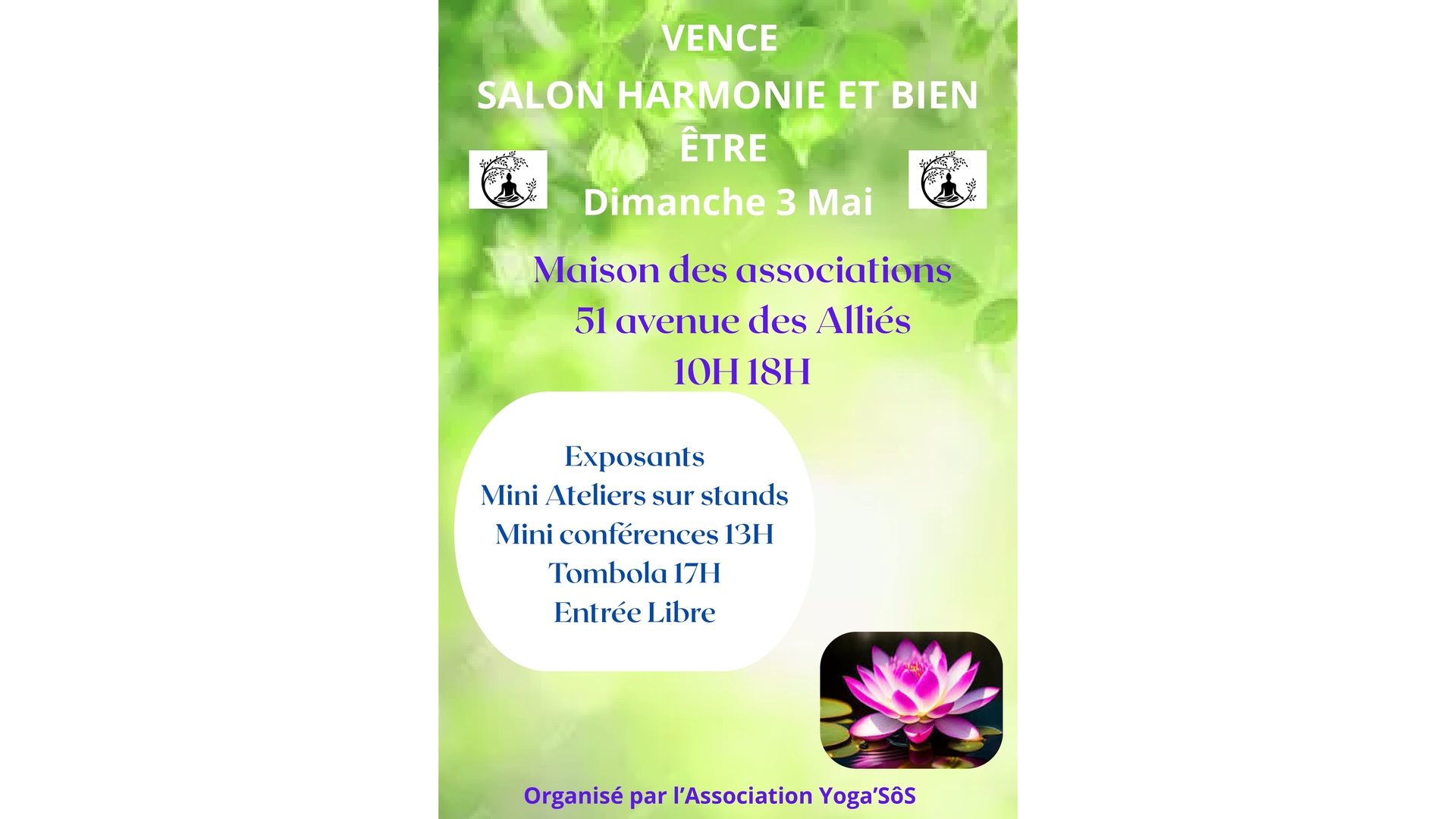 Salon Harmonie et bien-être de Vence